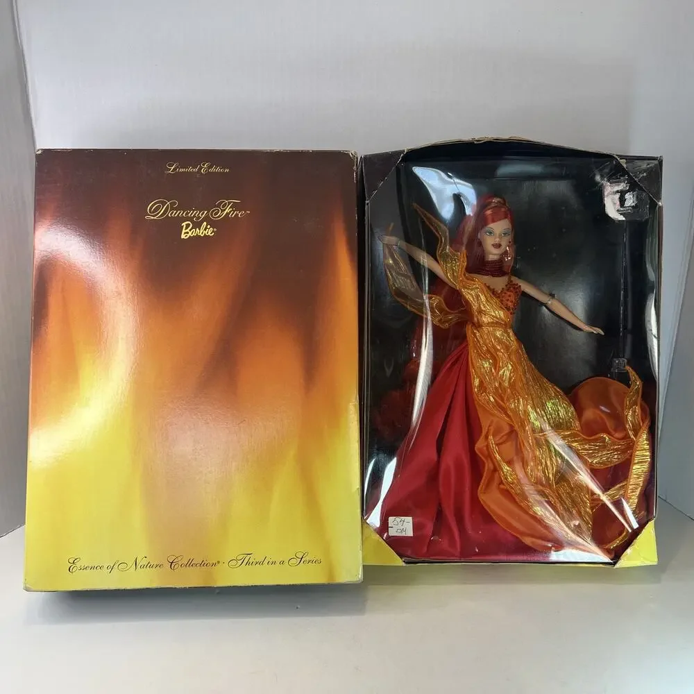 VTG Dancing Fire Barbie Doll Essence of Nature Collection Limited Edition Mattel